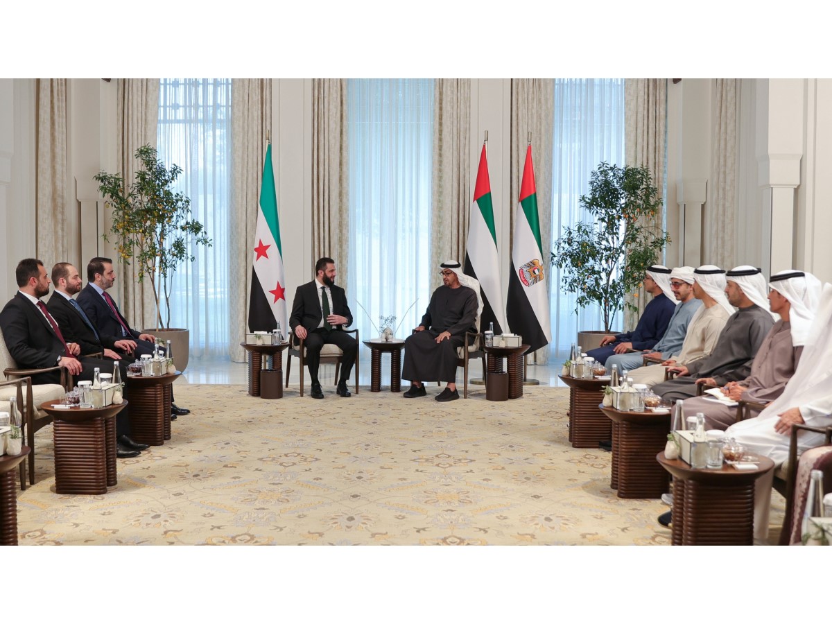Emirati, Syrian Presidents Discuss Enhancing Bilateral Ties