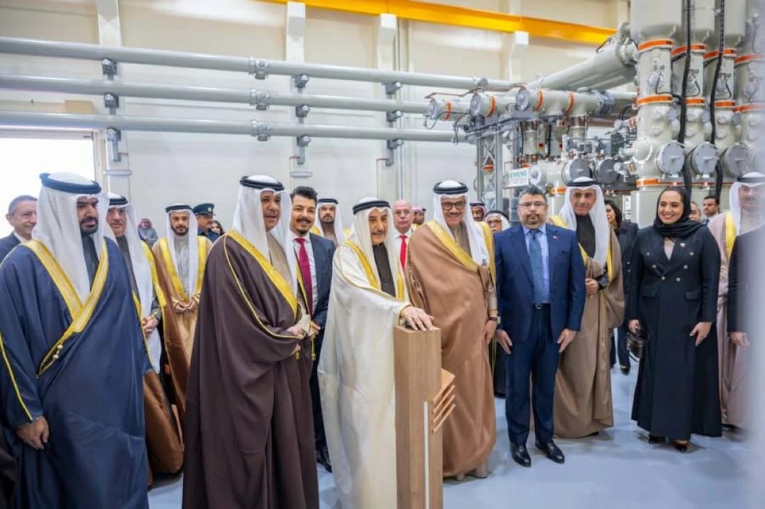 Bahrain inaugurates largest electricity transmission station