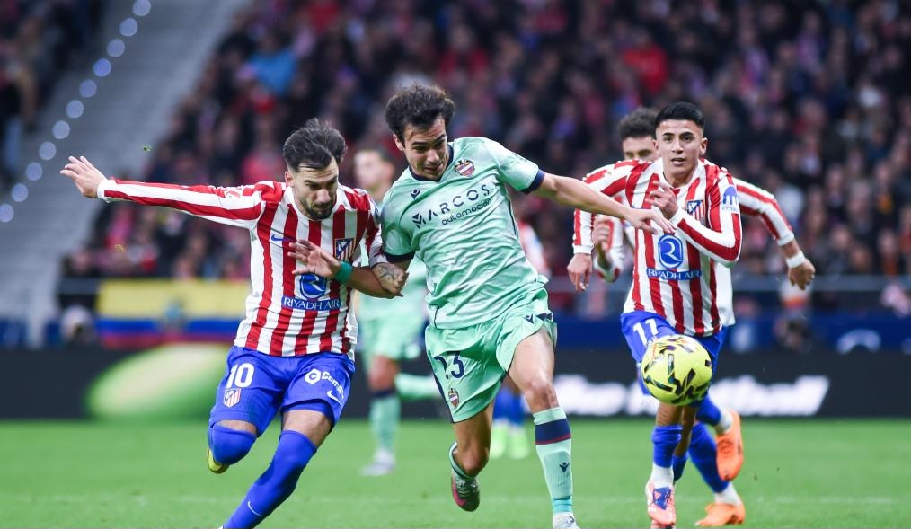 Griezmann at the double as Atletico Madrid beats Levante in La Liga