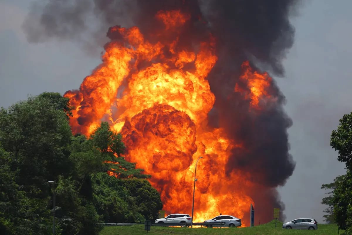 Explosion sparks major fire at Nippon steel's factory in Japan's Hokkaido