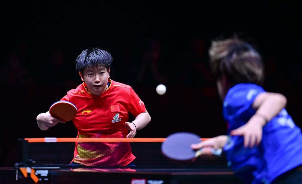 Sun, Lin advance to quarterfinals after winning Chinese derby at WTT Finals