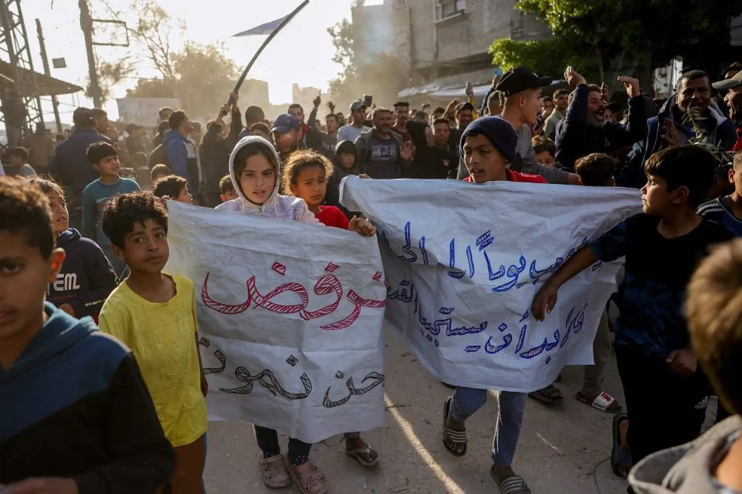 Anti-Hamas Slogans Chanted at Hundreds-strong Protest in Gaza 