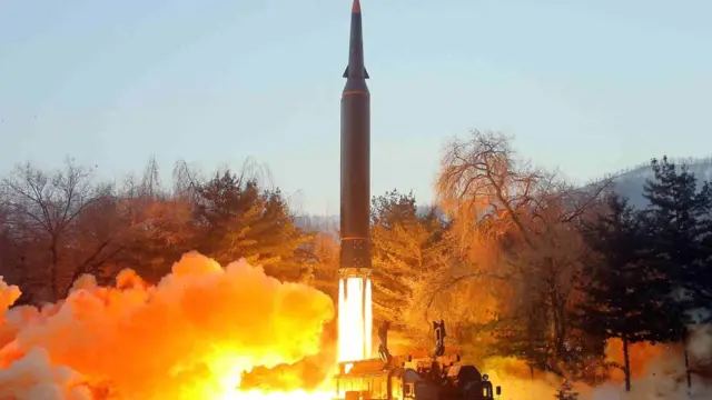 N.Korean media: Country test-fired missiles from new type of destroyer