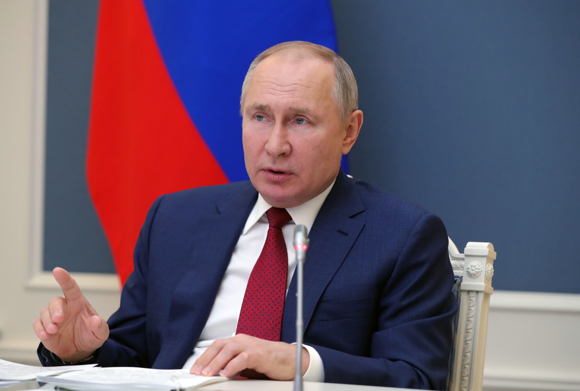 Putin says Russia has not rejected dialogue with Europe