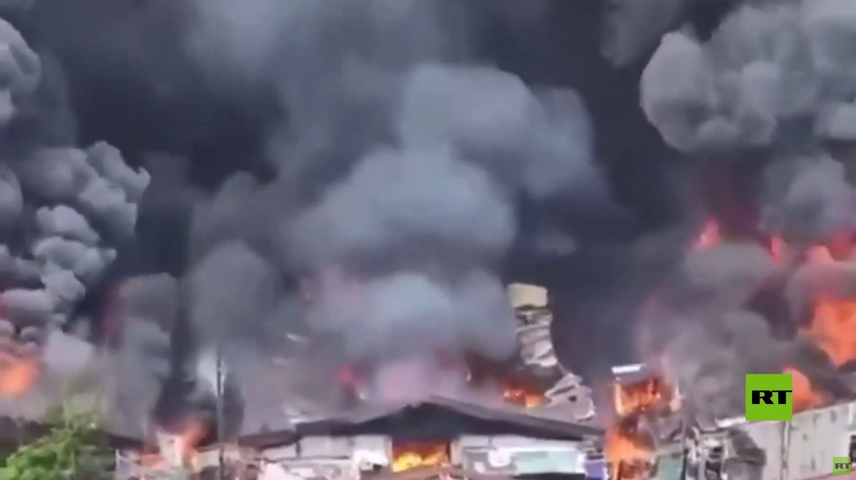 Fire destroys homes in Philippine capital, no casualties reported