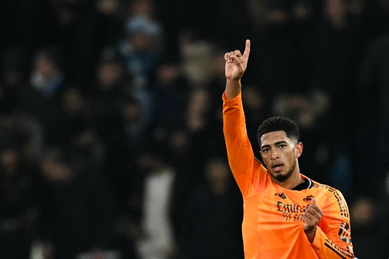 Bellingham strikes late as Real Madrid pile misery on Man City